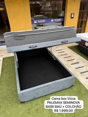 Cama Box Viúva PALEMAX SEMINOVA - ENTREGO