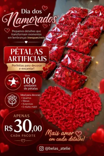 Pétalas artificial 