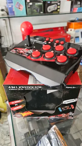 Joystick arcade station fight stick com fio usb