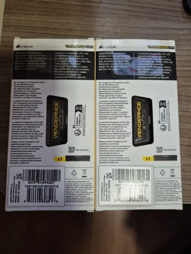 2x16GB 32GB RAM DDR4 3200Mhz Corsair Vengeance LPX