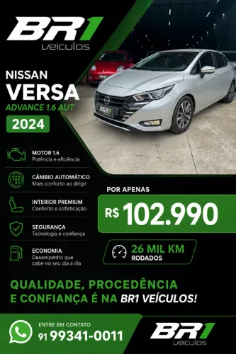 Nissan Versa Advance 1.6 16V Flex AUT 2024