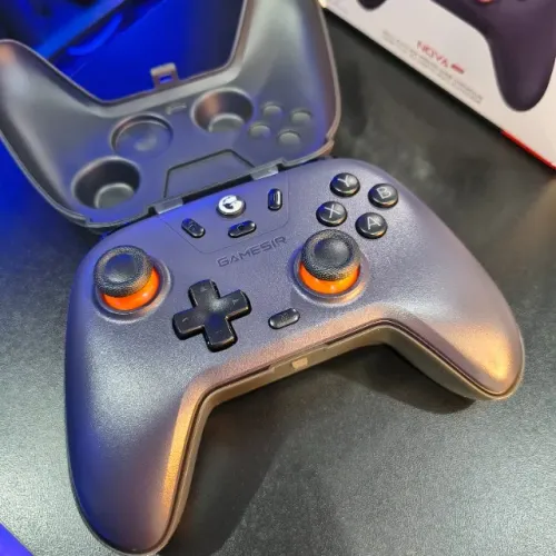 Controle Gamesir T4 Novalite, Roxo, Sem Fio, Wireless 2.4ghz, Bluetooth, + Case de transpo