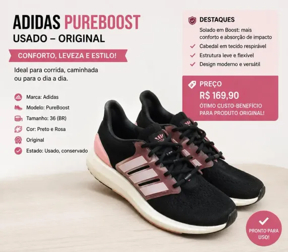 Tênis Adidas Pureboost - Original *** Promoção!