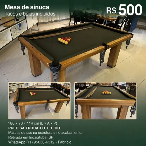 Mesa de sinuca / bilhar