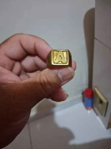 ANEL MOEDA ANTIGA LETRA A N:31