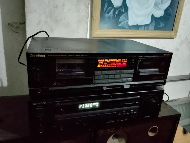 tape deck Gradiente também troco por disco de vinil