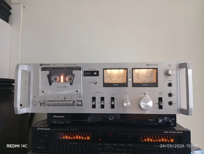 Tape Deck Polivox- CP-750D com alças