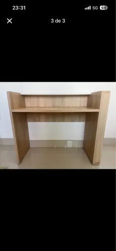 Mesa infantil com display para carrinho