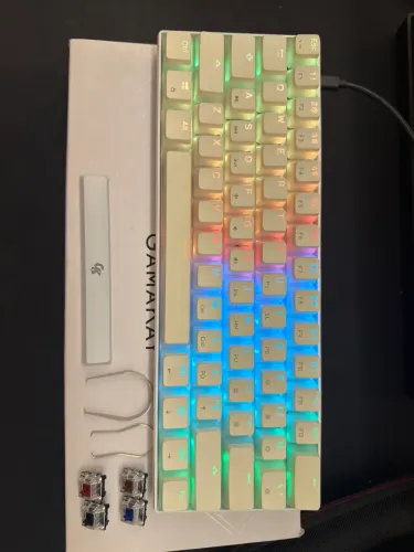 Teclado mecânico Gamakay switch blue