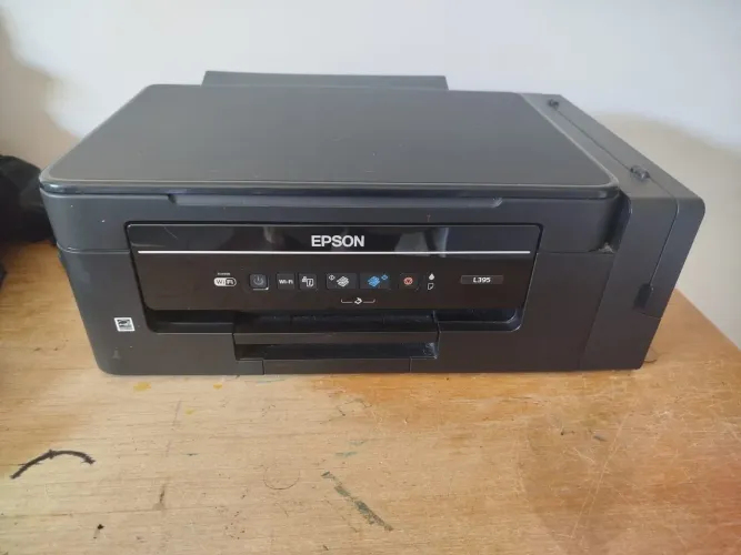 Impressora Multifuncional Epson L395 - Wi-Fi + Tanque de Tinta<br>