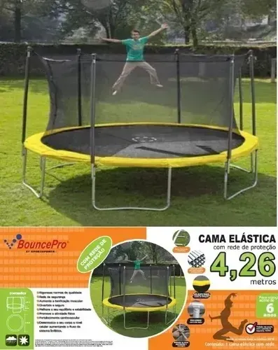 Cama elástica para alugar