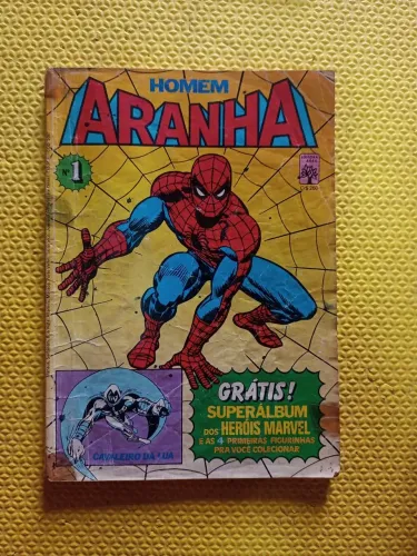 Gibi Homem aranha da abril número 1 de 1983
