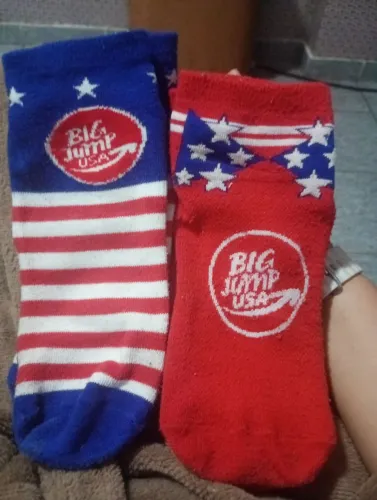 Meia antiderrapante Big Jump USA