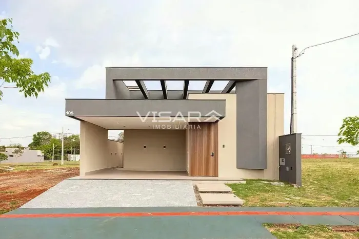 Casa térrea à venda - Condomínio fechado Vivere do Lago em Dourados/MS