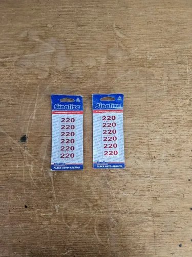Etiquetas Adesivas Sinalize 220V - Identificação de Tensão | Novas