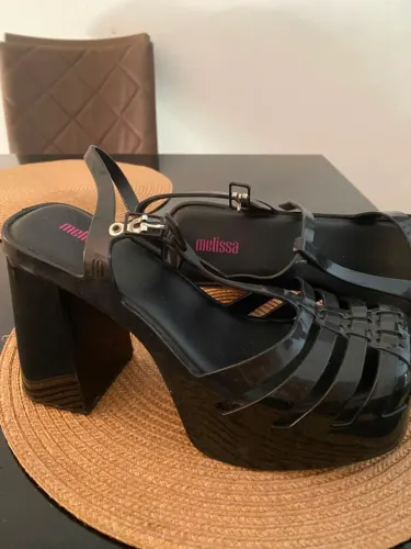 Sandália Melissa Party Heel Salto Plataforma Feminino