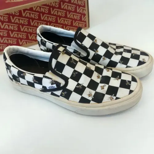 Tênis Vans Slip On 41 Original Abelha Bee Check - Ótimo Estado