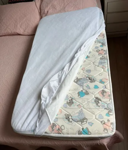 Colchão de berço orthoflex 70x130x12 D23 Baby flex impermeável.