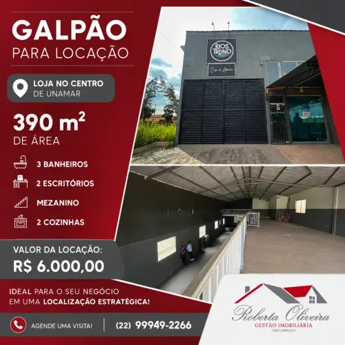 LOJA PARA ALUGUEL COM 390 metros quadrados em Unamar (Tamoios) - Cabo Frio - RJ