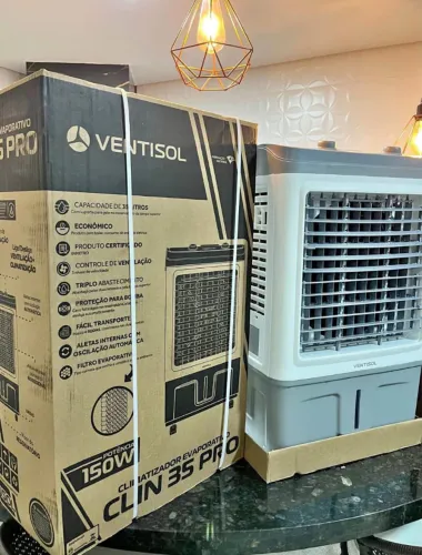 Climatizador Ventisol 35 litros lacrado 1 ano de garantia