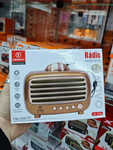 Rádio Portátil NOVO