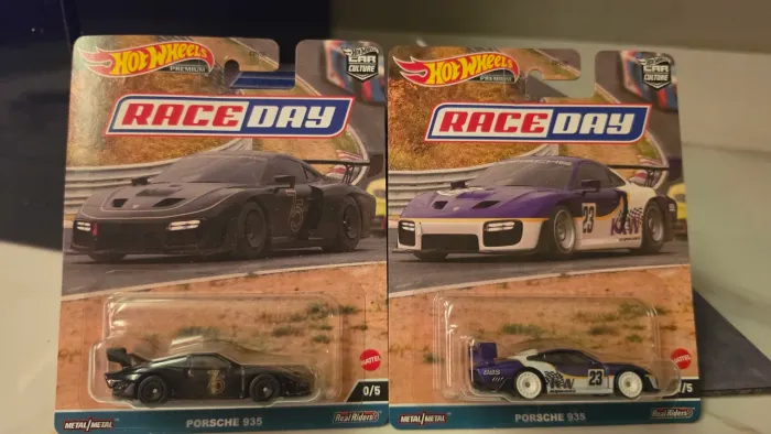 Hot wheels Porsche, dupla chase e normal
