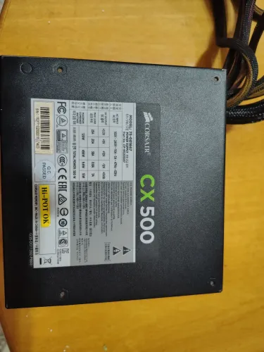 Fonte ATX Corsair CX 500 Power supply PC Computador