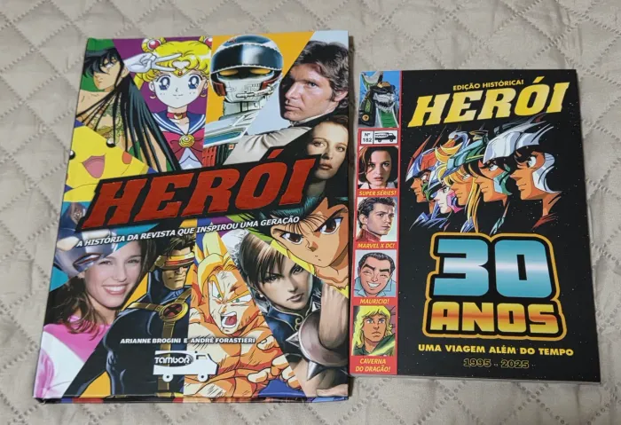 Kit Revista Herói 30 Anos + Livro Capa Dura Catarse