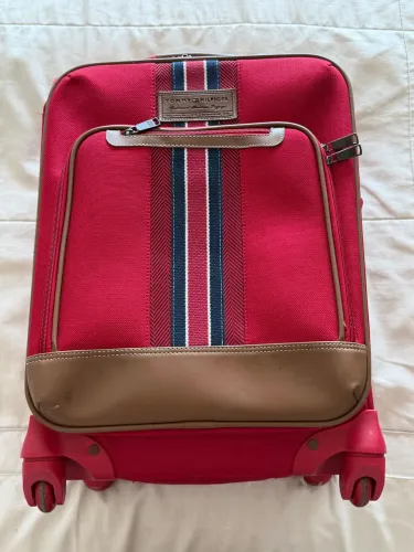 Mala de bordo Tommy Hilfiger Vermelha