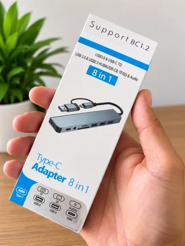 HUB USB 8 in 1