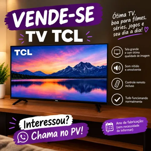 TV TCL 55 polegadas 