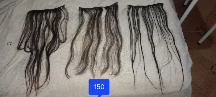 Faixas cabelo humano megahair