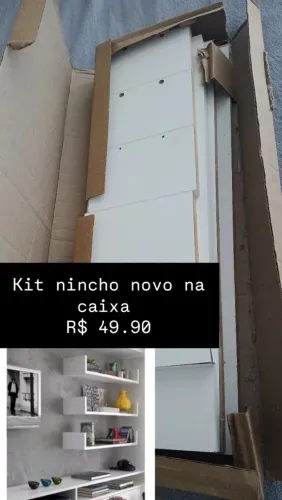 Kit Nincho novo 3 prateleiras MDF