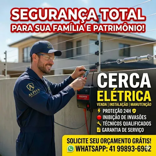 PROTEJA O QUE É SEU! Instalação de Cerca Elétrica