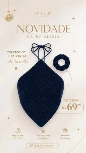 Top Crochê