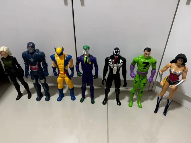 Bonecos avulsos Marvel e Dc 30 cm