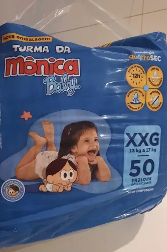 Fralda Turma da Monica