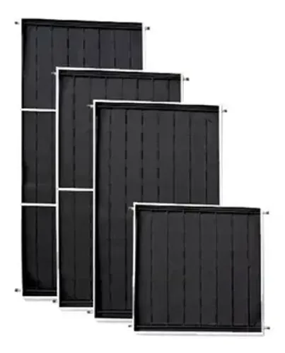 Placa Coletor Solar Em Aço Inox Para Banho 200x100 Solar Minas - Entrega em Brasília.