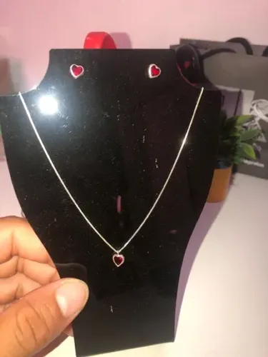 Conjunto em prata 825