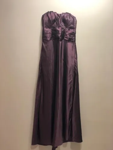 Vestido longo Vinho