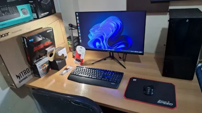 Computador Gamer Completo Monitor 24pl 16gb de ram