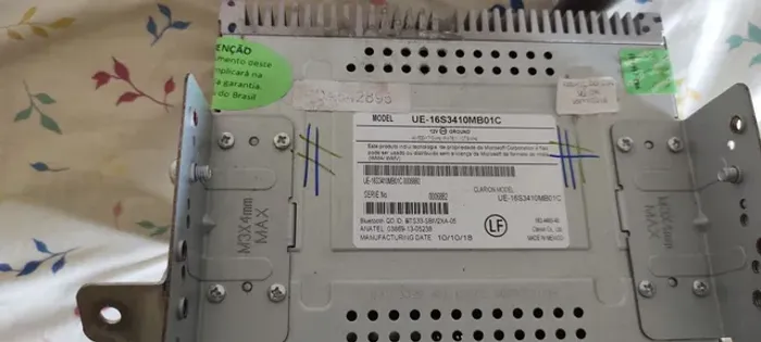 Multimídia Lancer e moldura com difusor de ar.