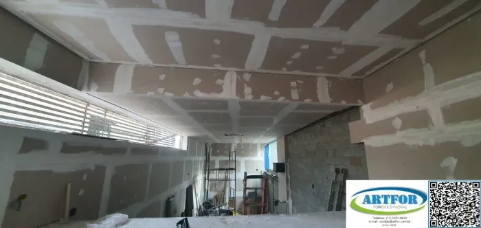 Dry Wall Instalado, Forro Gesso, Divisórias Gesso, Teto Gesso, Paredes Gesso e Cimenticia.