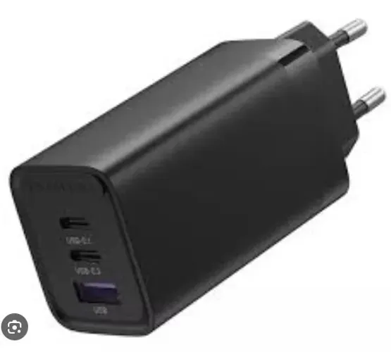 Carregador Ultra Rápido 65W Vention com 03 portas