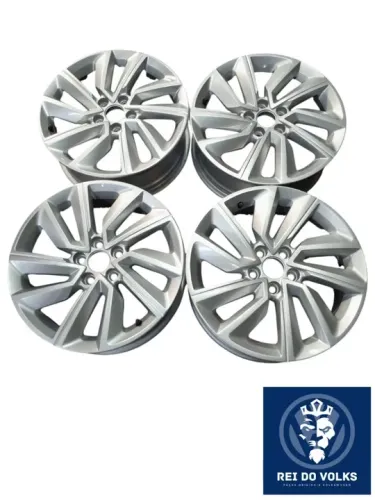 Jogo de roda aro 16 5 furos originais Volkswagen