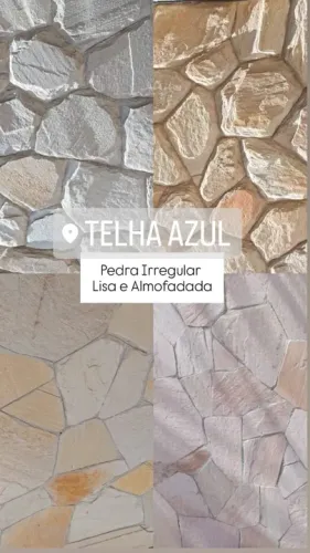 Pedra Irregular Lisa e Almofadada Quartzito 