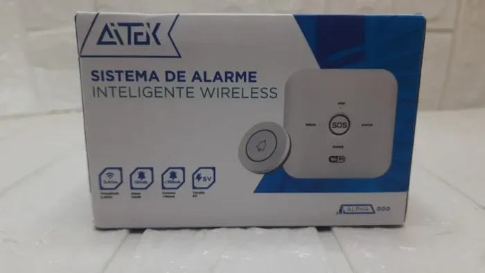 Sistema De Alarme Inteligente Wireless 5v150ma Alpha-000 Ait