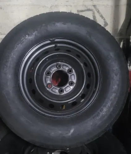 Estepe 16 Hilux Ranger S10 pneu meia vida 