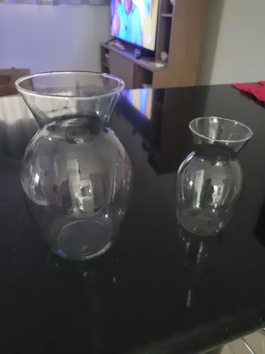 Vasos vidro para decoração 