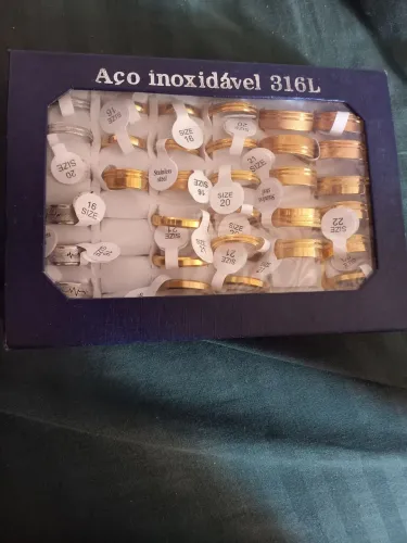 Anéis de Aço Inoxidável 316L -